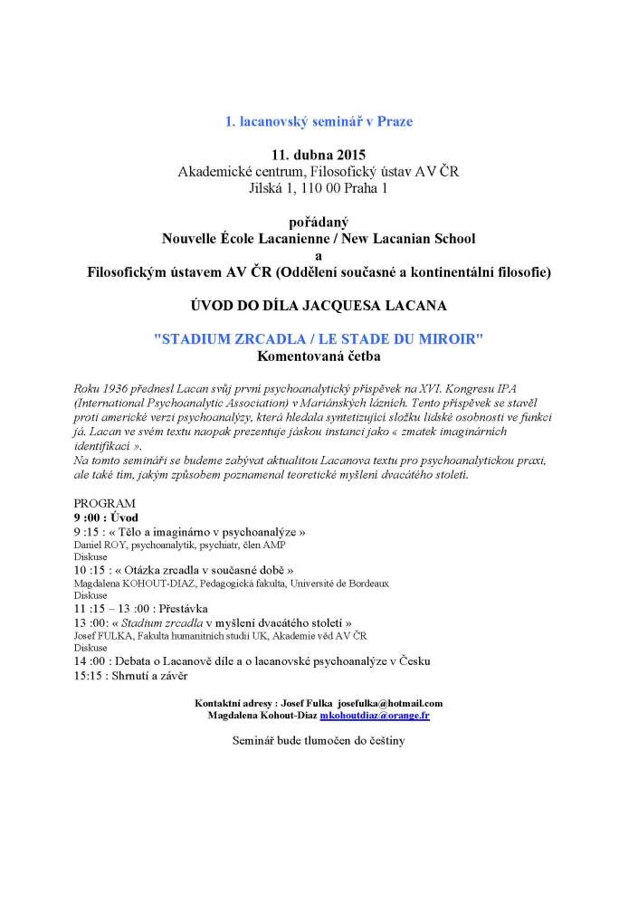 1er  ATELIER LACAN a PRAGUE web