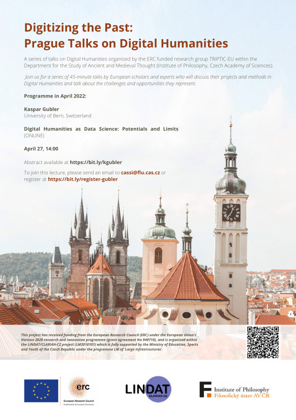 Prague Talks on DH Kaspar Gubler 27.4.2022 1