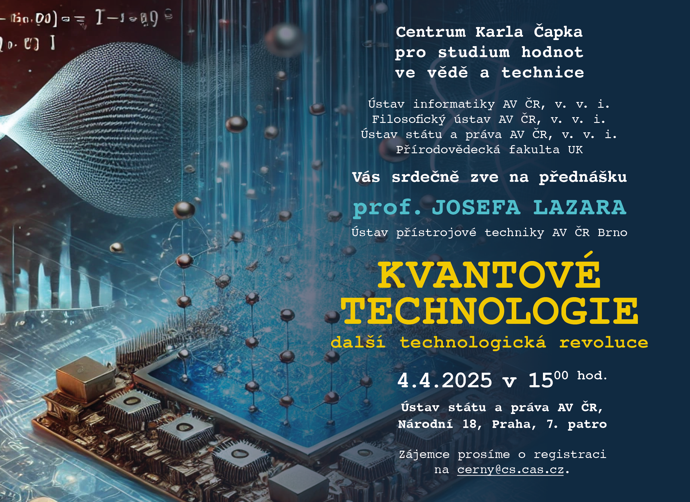 pozvánka kvantová technologie