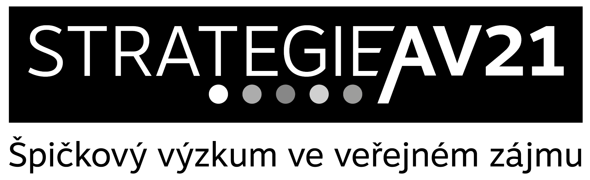 Strategie černobílá slogan