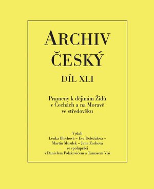 Prameny k dějinám Židů v Čechách a na Moravě ve středověku