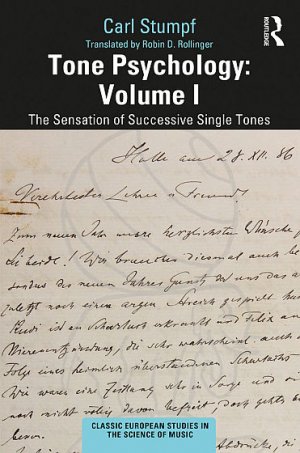 Tone Psychology: Volume I