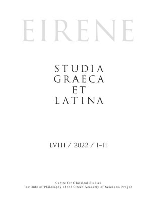 Eirene. Studia Graeca et Latina 58