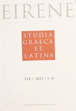 Eirene. Studia Graeca et Latina LIX